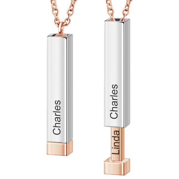 Collier personnalisé avec message caché pour femme 6