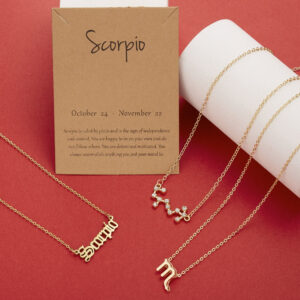 Ensemble 3 colliers pendentifs Signe Zodiaque 12 Ensemble 3 colliers pendentifs Signe Zodiaque 12