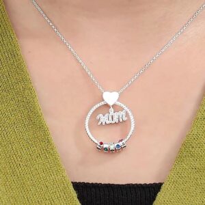 Collier pendentif circulaire personnalisé 13