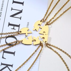 Colliers pendentifs puzzle personnalisés pour famille 9 Colliers pendentifs puzzle personnalisés pour famille 9