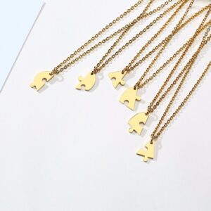 Colliers pendentifs puzzle personnalisés pour famille 10 Colliers pendentifs puzzle personnalisés pour famille 10