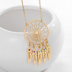 Collier capteur rêves personnalisé 11