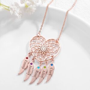 Collier capteur rêves personnalisé 12