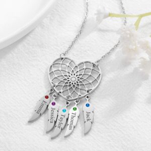 Collier capteur rêves personnalisé 15