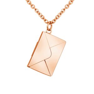 Collier enveloppe avec lettre intégrée 12