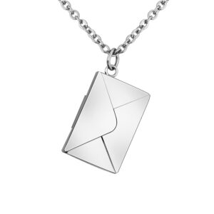 Collier enveloppe avec lettre intégrée 13