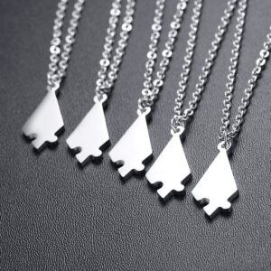 Pendentifs séparables gravé initiales – 5 pièces 9