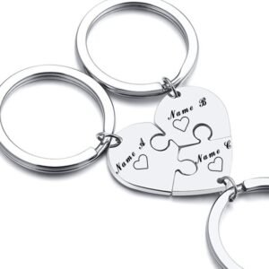 Portes-clés puzzle séparable personnalisé