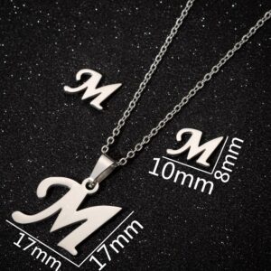 Collier Initiales avec breloque en forme Cœur 10 Collier Initiales avec breloque en forme Cœur 10