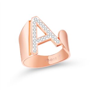 Bagues initiales ajustables pour femmes 11