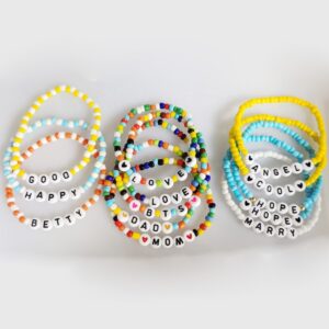Bracelet bohémien personnalisé avec perles 11