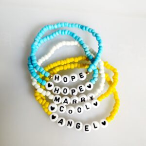 Bracelet bohémien personnalisé avec perles 12