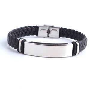 Bracelet en cuir personnalisé pour homme 9 Bracelet en cuir personnalisé pour homme 9
