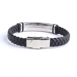Bracelet en cuir personnalisé pour homme 12 Bracelet en cuir personnalisé pour homme 12