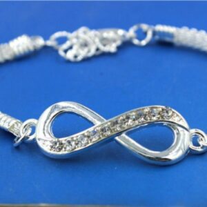 Bracelet infini strass pour femme 8