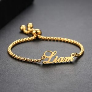 Bracelet personnalisé pour femme – or