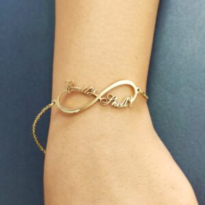 Bracelet infini personnalisé pour femmes 10 Bracelet infini personnalisé pour femmes 10