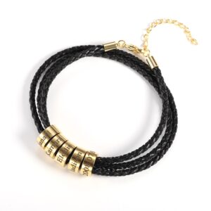 Bracelet personnalisé noms de famille pour hommes 15