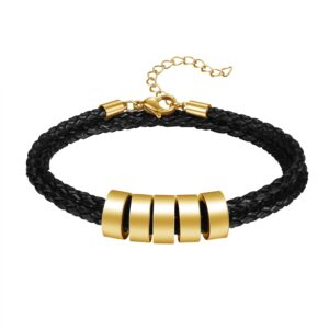 Bracelet personnalisé noms de famille pour hommes 14
