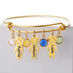 Bracelet personnalisé à breloques 8