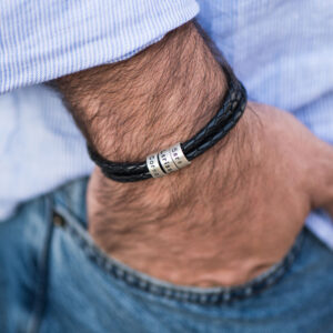 Bracelet tissé personnalisé pour homme 12