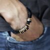 Bracelets en cuir personnalisé multi-prénoms 10