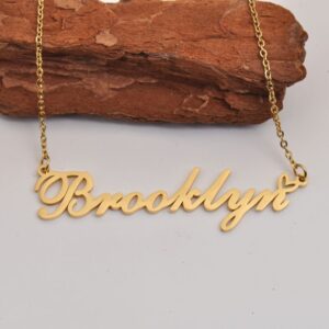 Collier pendentif coeur personnalisé prénom 13
