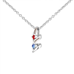 Collier pendentif spirale personnalisé 12