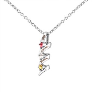 Collier pendentif spirale personnalisé 13