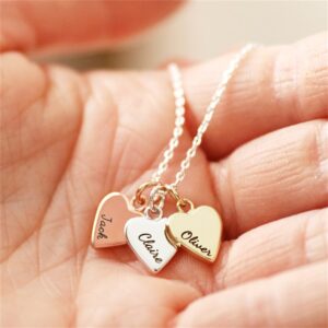 Collier à breloques personnalisées multi-prénoms 13