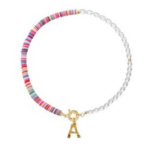 Collier à perles avec lettre initiale 12