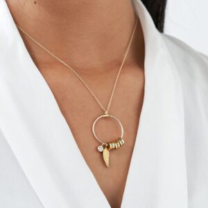 Collier Linda personnalisé avec pierre de naissance 10