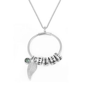 Collier Linda personnalisé avec pierre de naissance 14