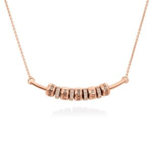 Beau collier à breloques personnalisées 11