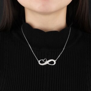 Pendentif Cœur Infini personnalisé 10