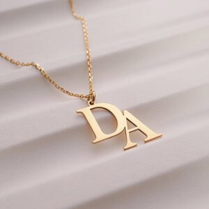 Collier 2 lettres initiales 11