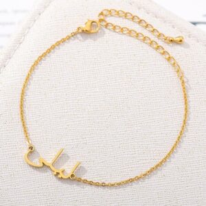 Bracelet personnalisé nom arabe pour femme 10
