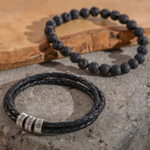 Bracelet tissé personnalisé pour homme 15