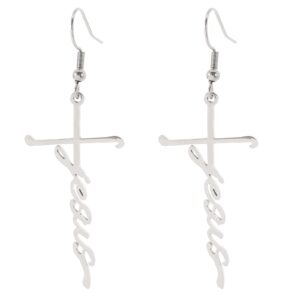Boucles d’oreilles en croix personnalisées 9