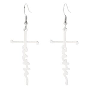 Boucles d’oreilles en croix personnalisées 10