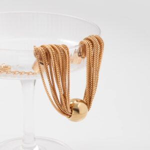 Bracelet style cubain pour femme 17 Bracelet style cubain pour femme 17