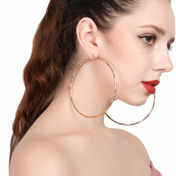 Boucles d’oreilles grand Cercle pour femmes 9