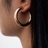 Boucles d’oreilles grand Cercle pour femmes 10