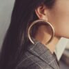 Boucles d’oreilles grand Cercle pour femmes 15