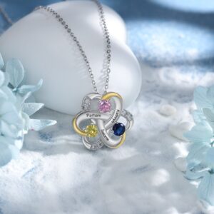 Collier personnalisé 3 prénoms pour femmes 7
