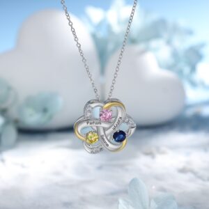 Collier personnalisé 3 prénoms pour femmes 8