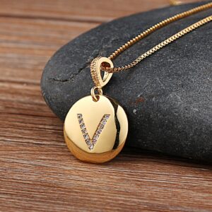 Collier avec lettres initiales pour femmes 11 Collier avec lettres initiales pour femmes 11