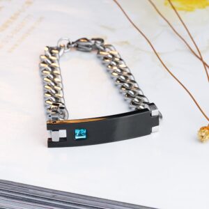 Bracelet avec pierre de naissance personnalisé 11