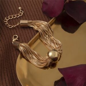 Bracelet style cubain pour femme 20 Bracelet style cubain pour femme 20