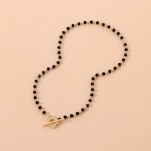 Collier ras du cou avec perles 14